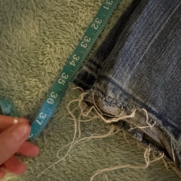 ☮️PEOPLE FOR PEACE☮️LOVE EMBROIDERED JEAN - Picture 11 of 13